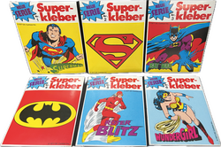 Superman Clubaufkleber 1-6 komplett