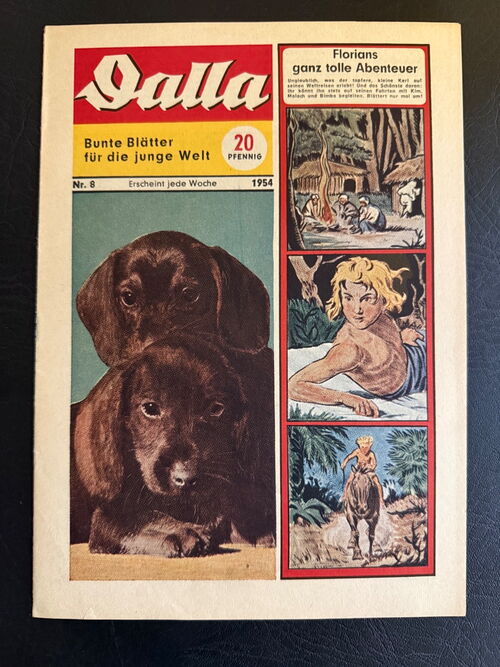 Dalla (Waso Verlag ab 1953) 1954 Heft: 8 mit Tim und Struppi Cover