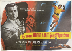 G-man George Nader jagt Phantom(60er Jahre Filmplakat) 