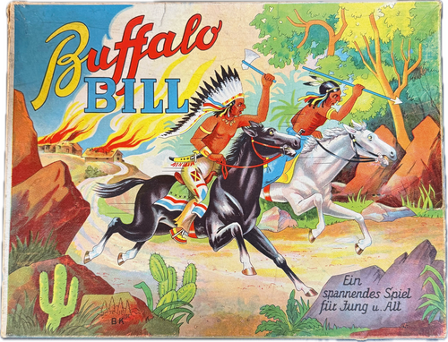 Buffalo Bill Gesellschaftsspiel aus der Zeit um 1950
