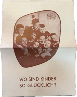 Micky Maus Beilage SOS Kinderdorf (braun) von 1958 aus Heft 22