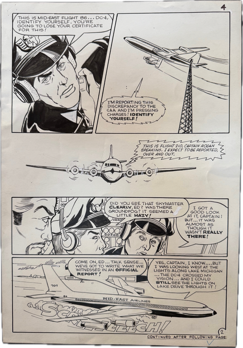 Many Ghosts of Dr Graves (Charlton Verlag) "Flight 210 is Overdue"