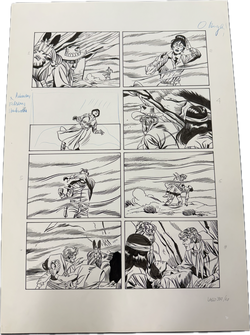 Lasso Originalzeichnung aus Heft 339 (Bastei Verlag) Seite 10 der Story