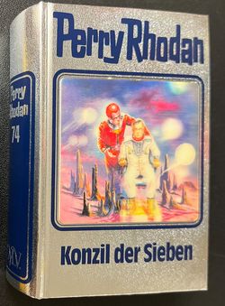 Perry Rhodan Silberbuch mit Hologramm-Cover 74 Konzil der Sieben