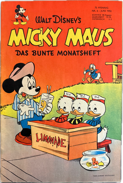 Micky Maus Jahrgang 1952 Nummer 6 (Ehapa Verlag ab 1951)