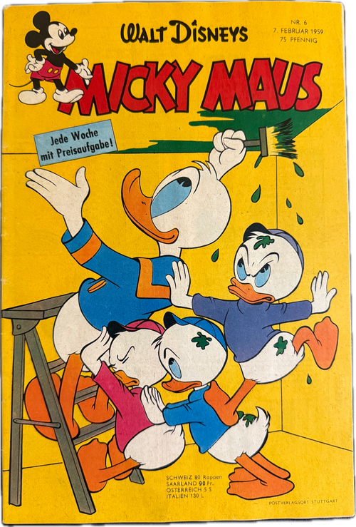 Micky Maus Jahrgang 1959(Ehapa Verlag ab 1951) Nummer  6