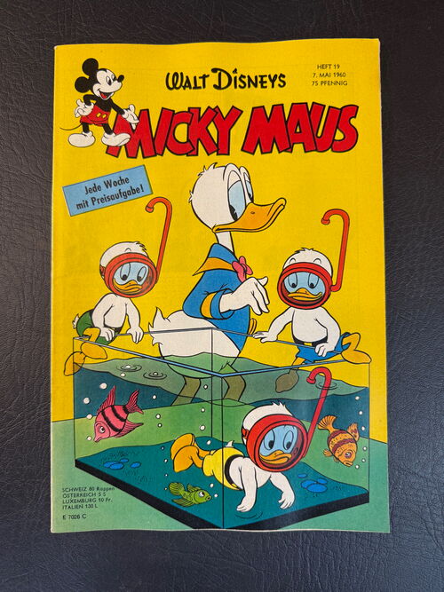 Micky Maus Jahrgang 1960 (Ehapa Verlag ab 1951) Nummer 19
