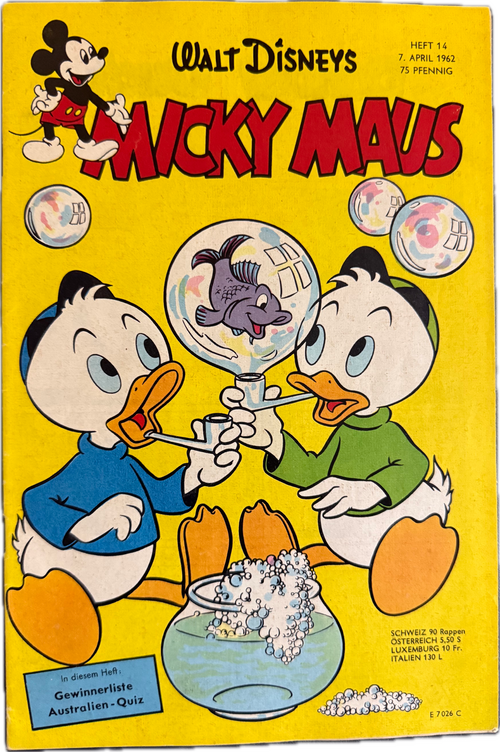 Micky Maus Jahrgang 1962 Nummer 14 (Ehapa Verlag ab 1951)