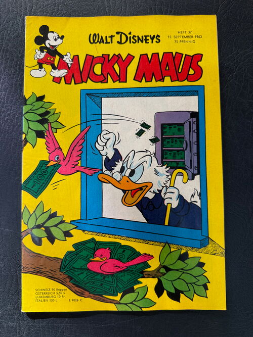 Micky Maus Jahrgang 1962 Nummer 37 (Ehapa Verlag ab 1951)