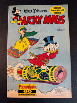 Micky Maus Jahrgang 1967 (Ehapa Verlag ab 1951) Nummer 6