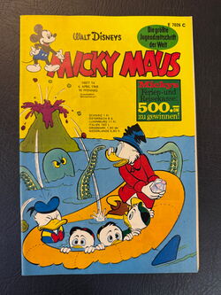 Micky Maus Jahrgang 1968 (Ehapa Verlag ab 1951) Nummer 14 mit Klappseiten