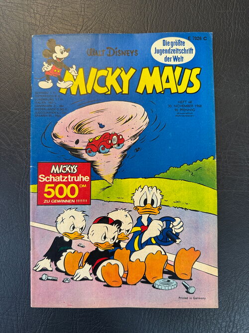 Micky Maus Jahrgang 1968 (Ehapa Verlag ab 1951) Nummer 48 mit Klappseiten