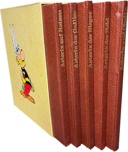 Asterix Schmuckpappschuber mit 5 Bänden