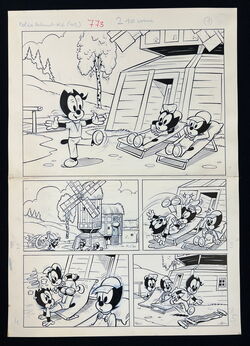 Felix „Trimm dich schlapp“ - 10seitige Originalgeschichte aus Heft 773 (Bastei Verlag)