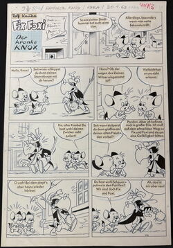 Fix und Foxi - 9seitige Originalstory aus Heft 404