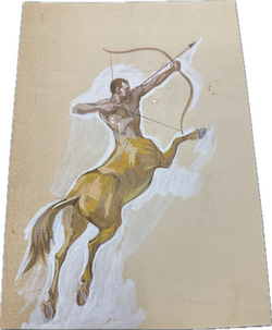 Fix und Foxi 4er-Set Originalzeichnungen zur griechischen Mythologie