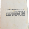 Fox der Geheimreporter (Gonel Verlag 1953)