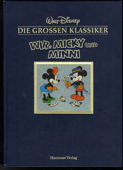 Große Kunstlederbände der Serie „Die großen Klassiker“- Wir, Micky und Minni 