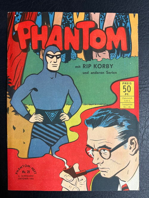 Phantom Nummer 21 - 2. Jahrgang 1953 (Aller Verlag 1952-1955)