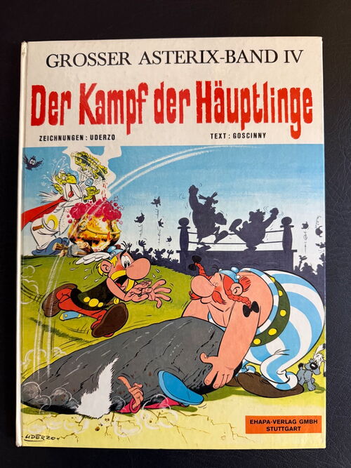 Asterix - Hardcover - Erstauflage (Ehapa Verlag ab 1968) Ausgabe: 4 Kampf der Häuptlinge