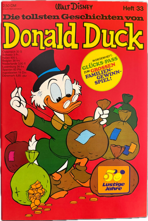 Tollsten Geschichten von Donald Duck (Ehapa ab 1965) Heft 33