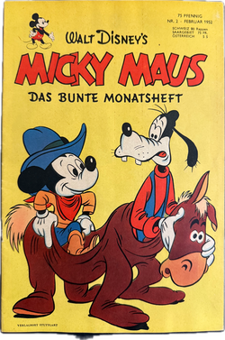 Micky Maus Jahrgang 1952 Nummer 2 (Ehapa Verlag ab 1951)