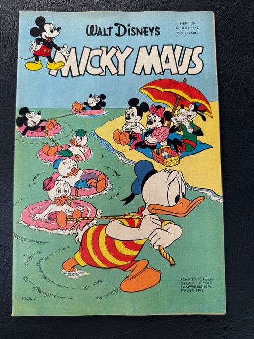 Micky Maus Jahrgang 1962 Nummer 30 (Ehapa Verlag ab 1951)
