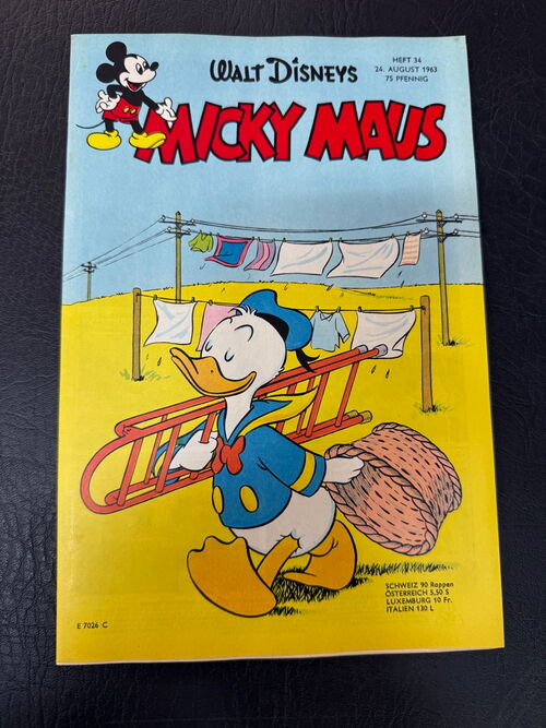 Micky Maus Jahrgang 1963 Nummer 34 (Ehapa Verlag ab 1951)
