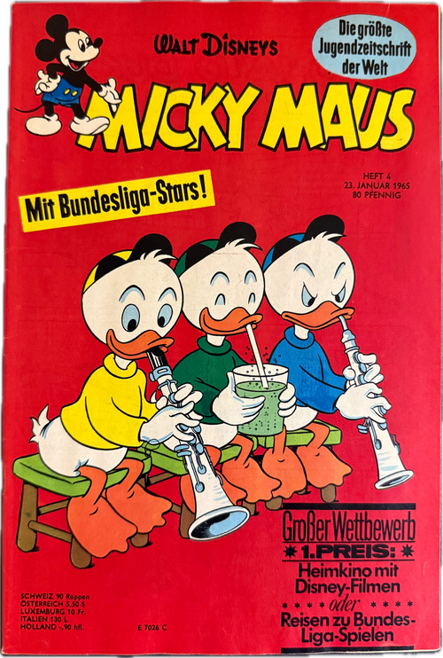Micky Maus Jahrgang 1965(Ehapa Verlag ab 1951) Nummer  4