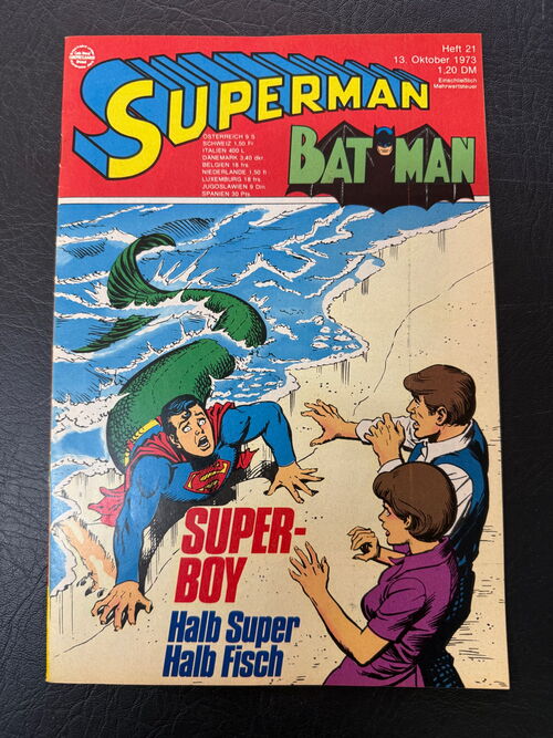 Superman 1973 - (Ehapa, ab 1966) Nummer 21 mit Beilage