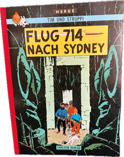 Tim und Struppi 1. Auflage 1969 Flug 714 nach Sydney 
