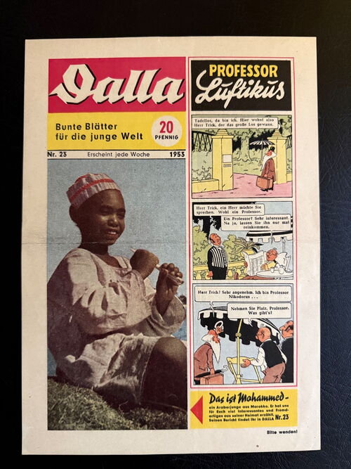 Dalla (Waso Verlag ab 1953) 1955 Werbezettel zur 23