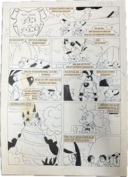 Fix und Foxi dreizehnseitige Originalstory aus Heft 187 - Zeichner: Fabek