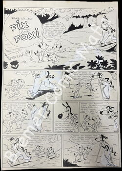 Fix und Foxi Heft 74 Fix und Foxi und der Kaugummi 