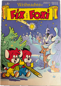 Fix und Foxi Sonderheft Weihnachten 1972 Farbvariante lila - Unikatverdächtig