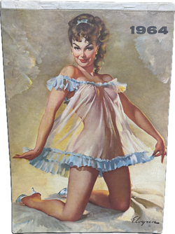 Pin-Up Kalender aus dem Jahr 1964
