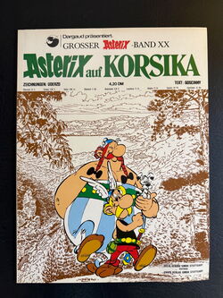 Asterix Erstauflage Softcover (Ehapa Verlag, ab 1968) Heft: 20 Auf Korsika (mit seltener Beilage)