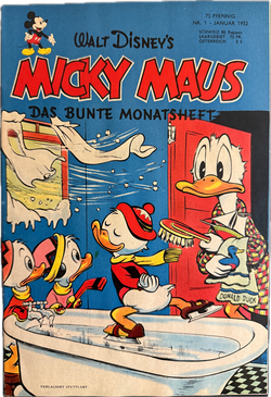 Micky Maus Jahrgang 1952 Nummer 1 (Ehapa Verlag ab 1951)