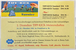 Micky Maus 1961 - Beilage Tipp Kick Zettel aus Heft 41