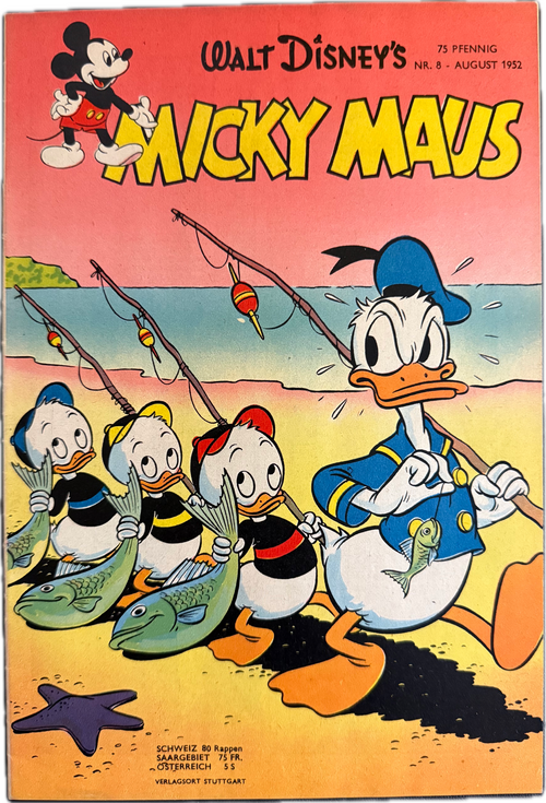 Micky Maus Jahrgang 1952 Nummer 8 (Ehapa Verlag ab 1951)