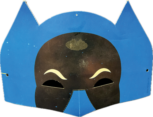 Batman Maske aus Heft 3/1969 - Zeitschrift mit Wumm