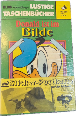 Walt Disneys lustiges Taschenbuch Nr. 108 - Originalverpackte Variante mit Sticker-Postkarte