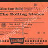 Rolling Stones  - Original Eintrittskarte zum Konzert vom 30.03.1967 in der Kölner Sporthalle (Motiv 313)