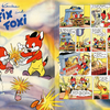Fix und Foxi Originalzeichnung auf Folie  aus Heft 55