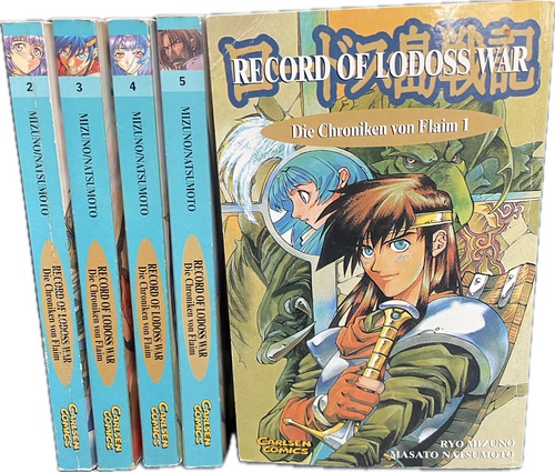 Record of lodoss war - Die Chroniken von Flaim hohe Auflage Nr 1-5