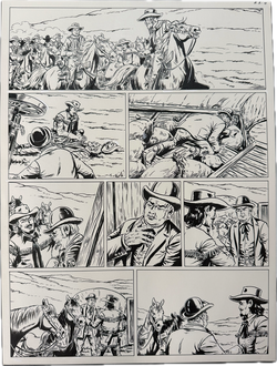 Buffalo Bill Originalseite von Hansrudi Wäscher