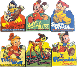 Disney Transfers - Rubbelbildheftchen 6et Set