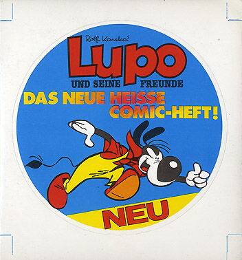 Lupo und seine Freunde - Werbeaufkleber zum Serienstart