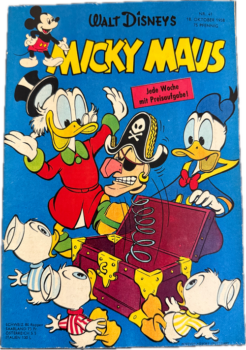 Micky Maus Jahrgang 1968 (Ehapa Verlag ab 1951) Nummer 41