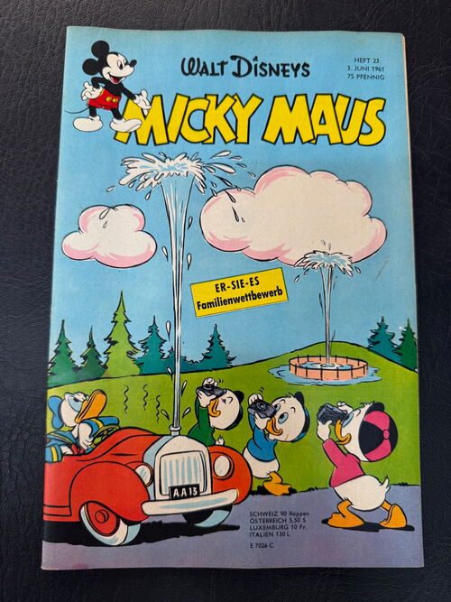 Micky Maus Jahrgang 1961 Nummer 23 (Ehapa Verlag ab 1951)